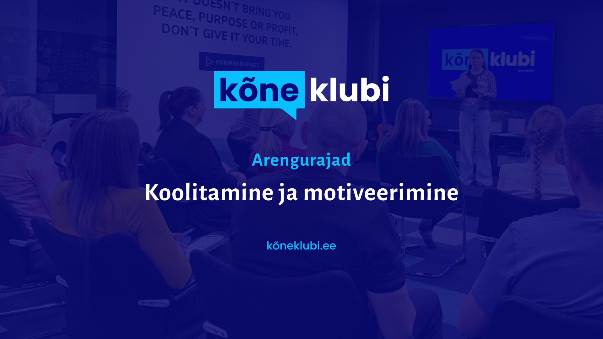 The post Koolitamine ja motiveerimine appeared first on Kõneklubi.